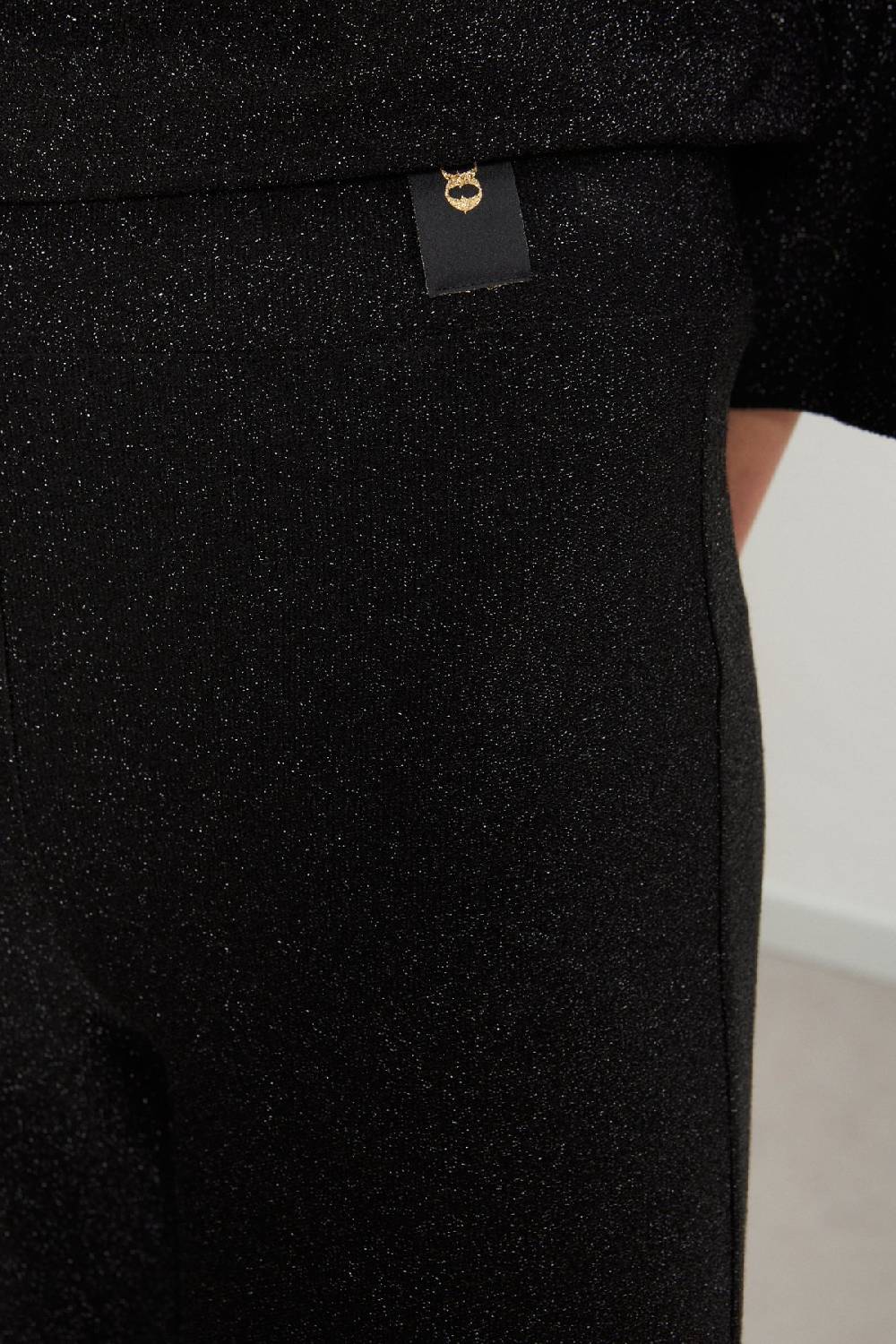 ottod'Ame Viscose trousers with lurex Vendita Economica