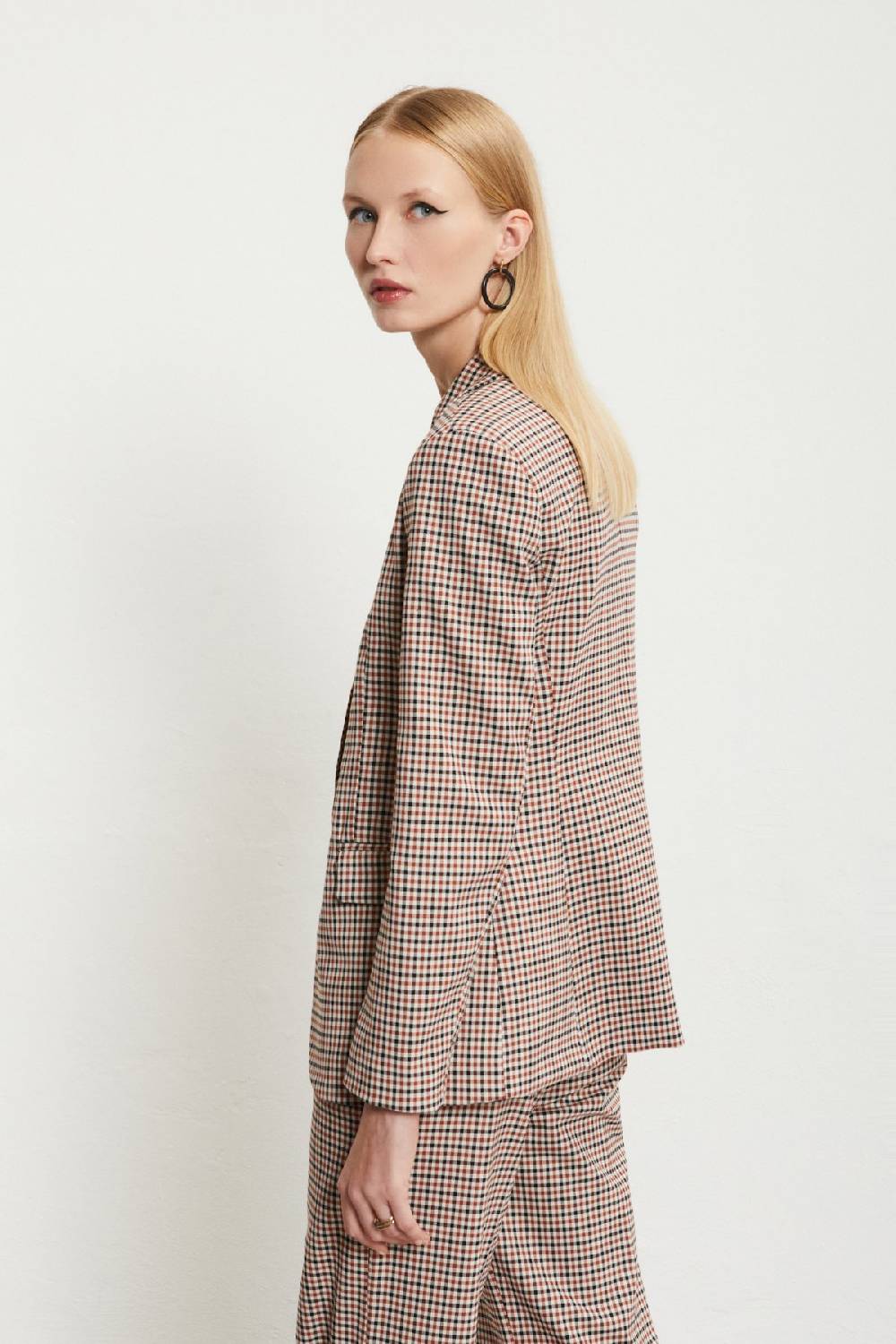 ottod'Ame Printed check jacket In Saldo