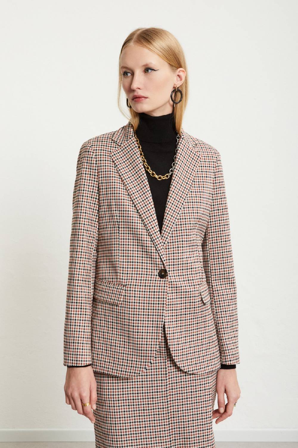 ottod'Ame Printed check jacket In Saldo