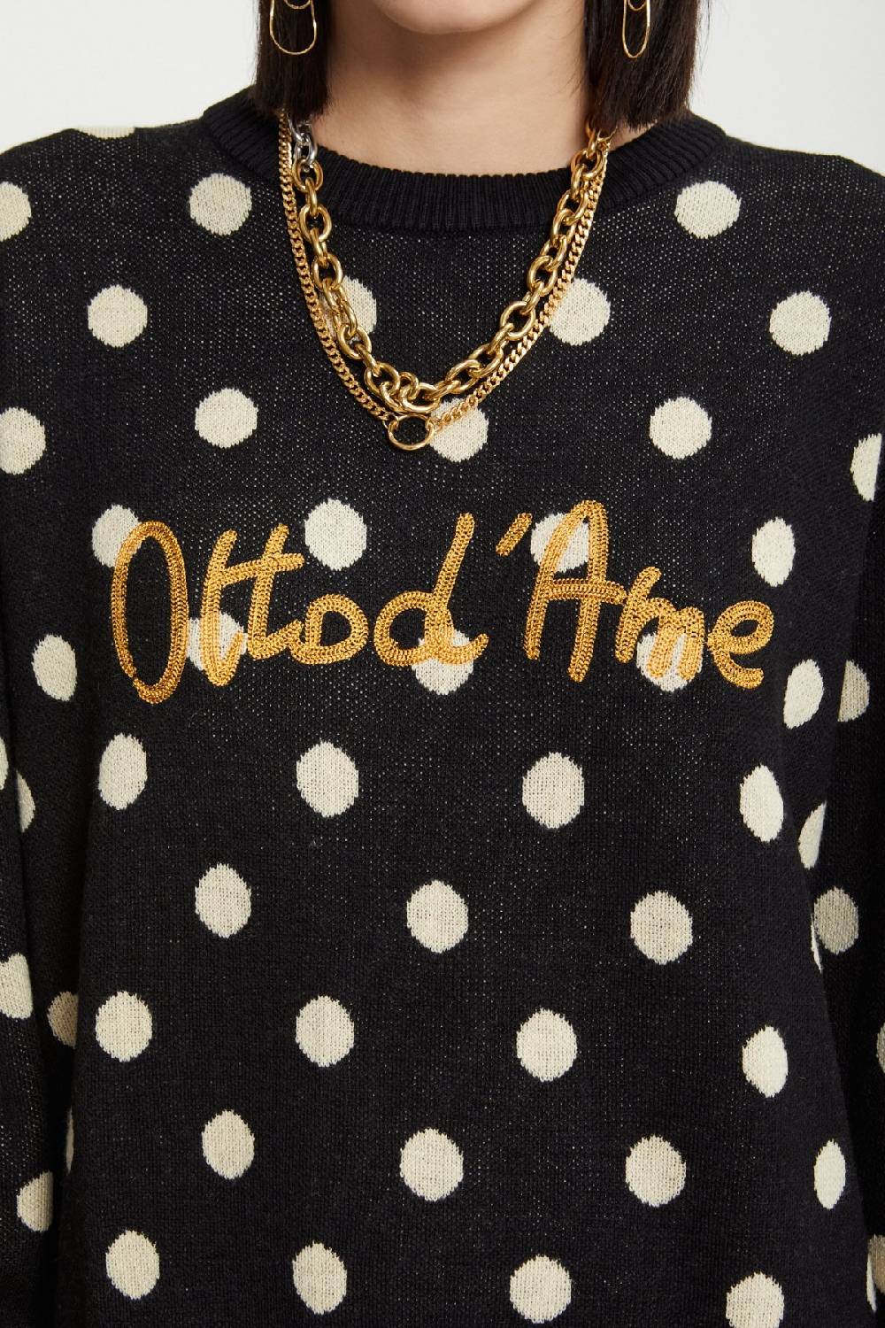ottod'Ame Wool blend sweater In Linea