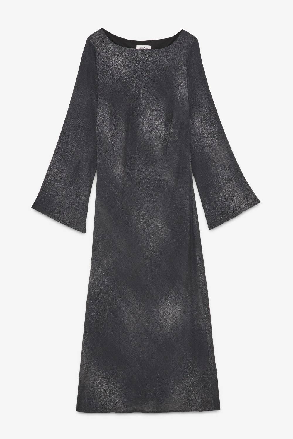 ottod'Ame Viscose midi dress with wide sleeve Qualità