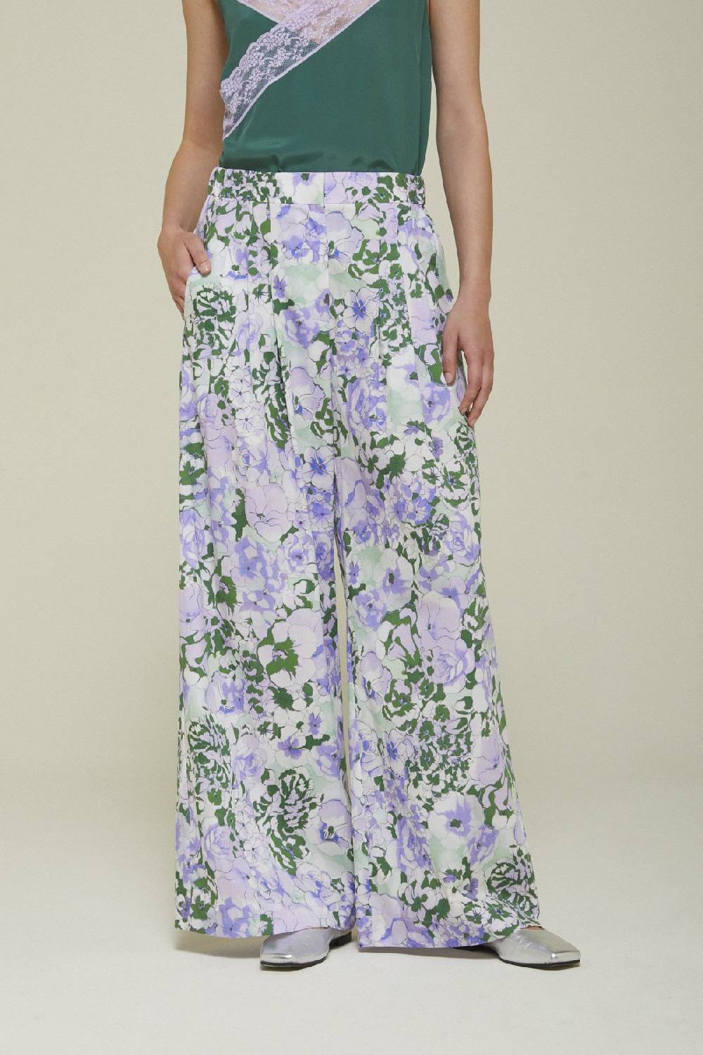 ottod'Ame Cotton palazzo trousers Soddisfazione Garantita