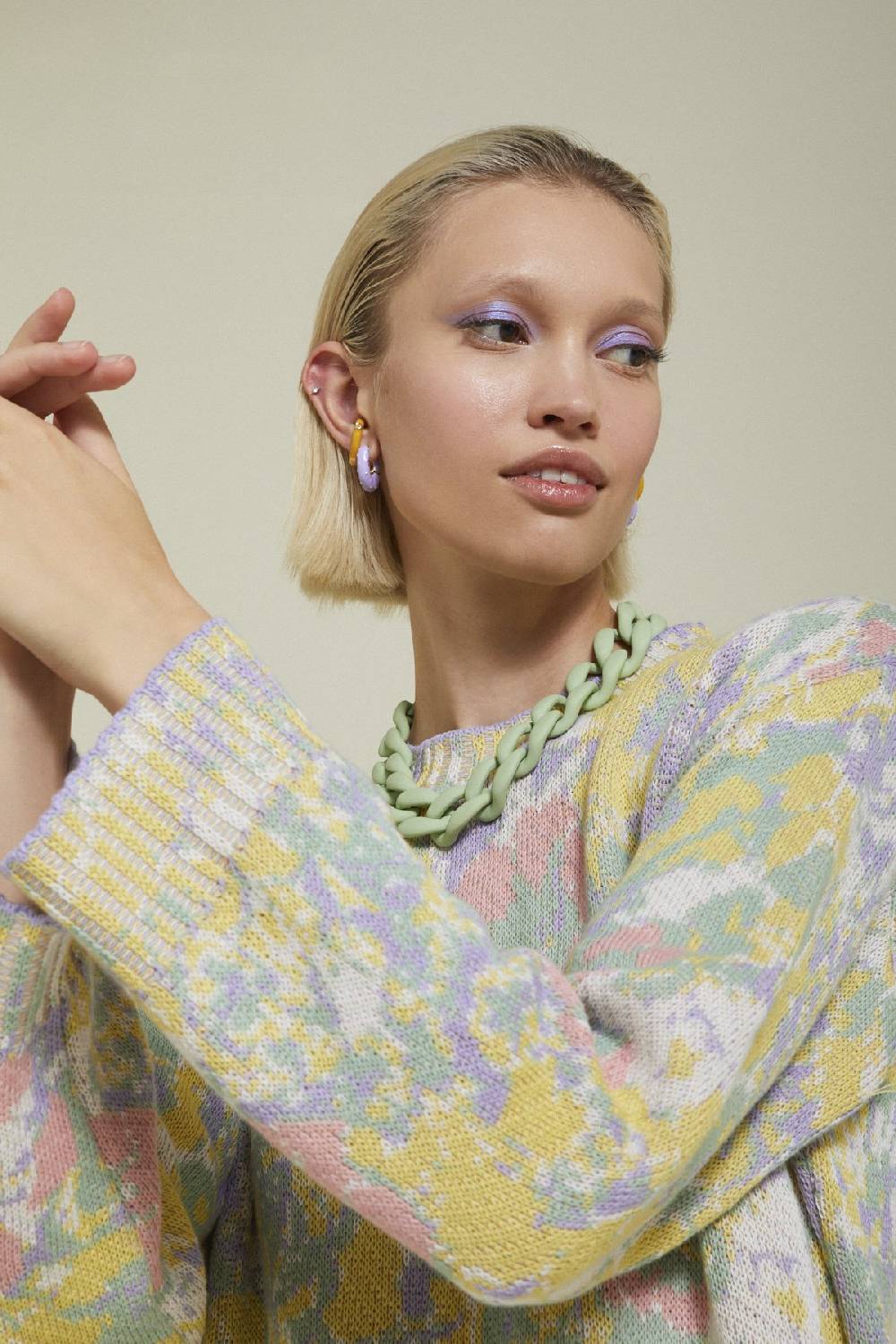 ottod'Ame Printed sweater Qualità Garantita