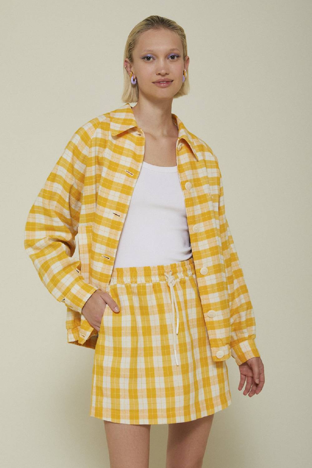ottod'Ame Linen blend shirt jacket Fino Al -60%