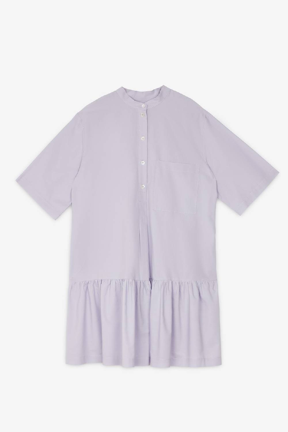 ottod'Ame Poplin short dress with ruffles Convenienza