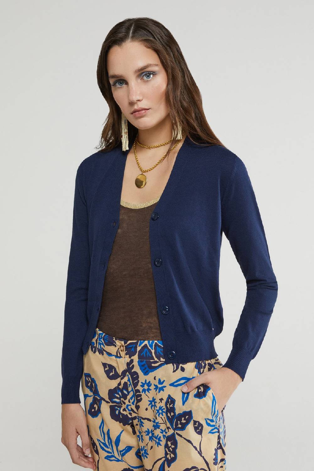 ottod'Ame Long-sleeved cardigan Sconto