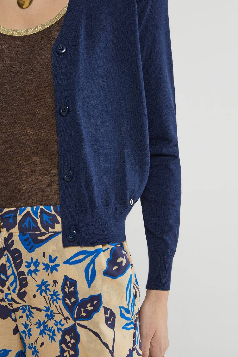 ottod'Ame Long-sleeved cardigan Sconto