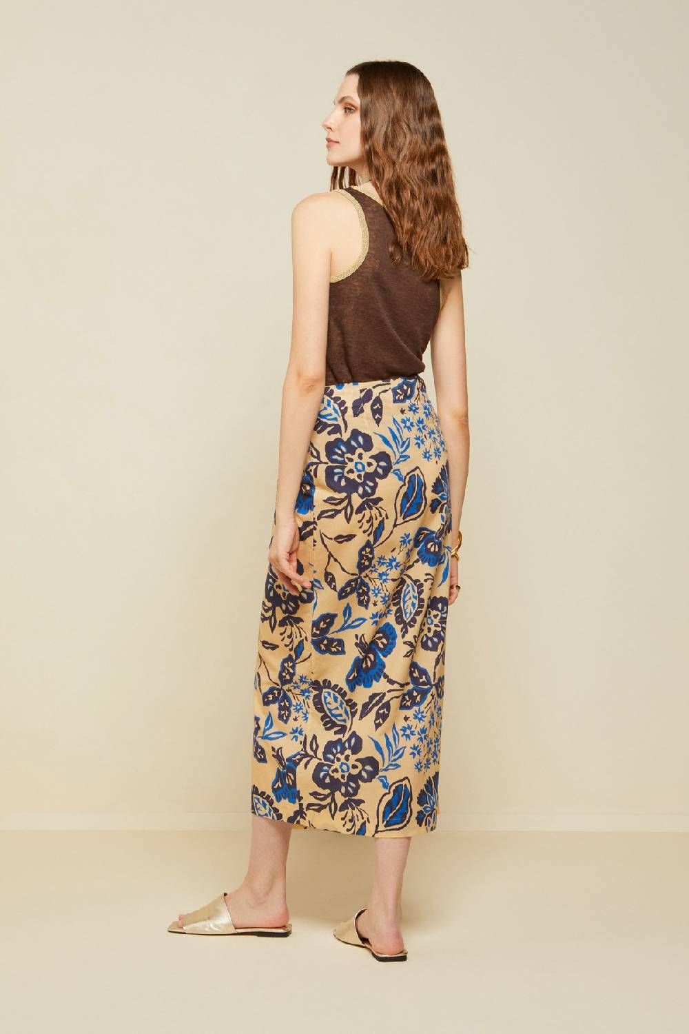 ottod'Ame Cotton sarong skirt Offerta