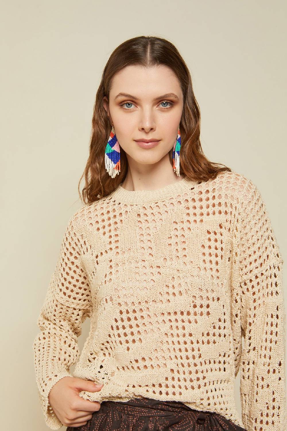ottod'Ame Fretworked sweater Online