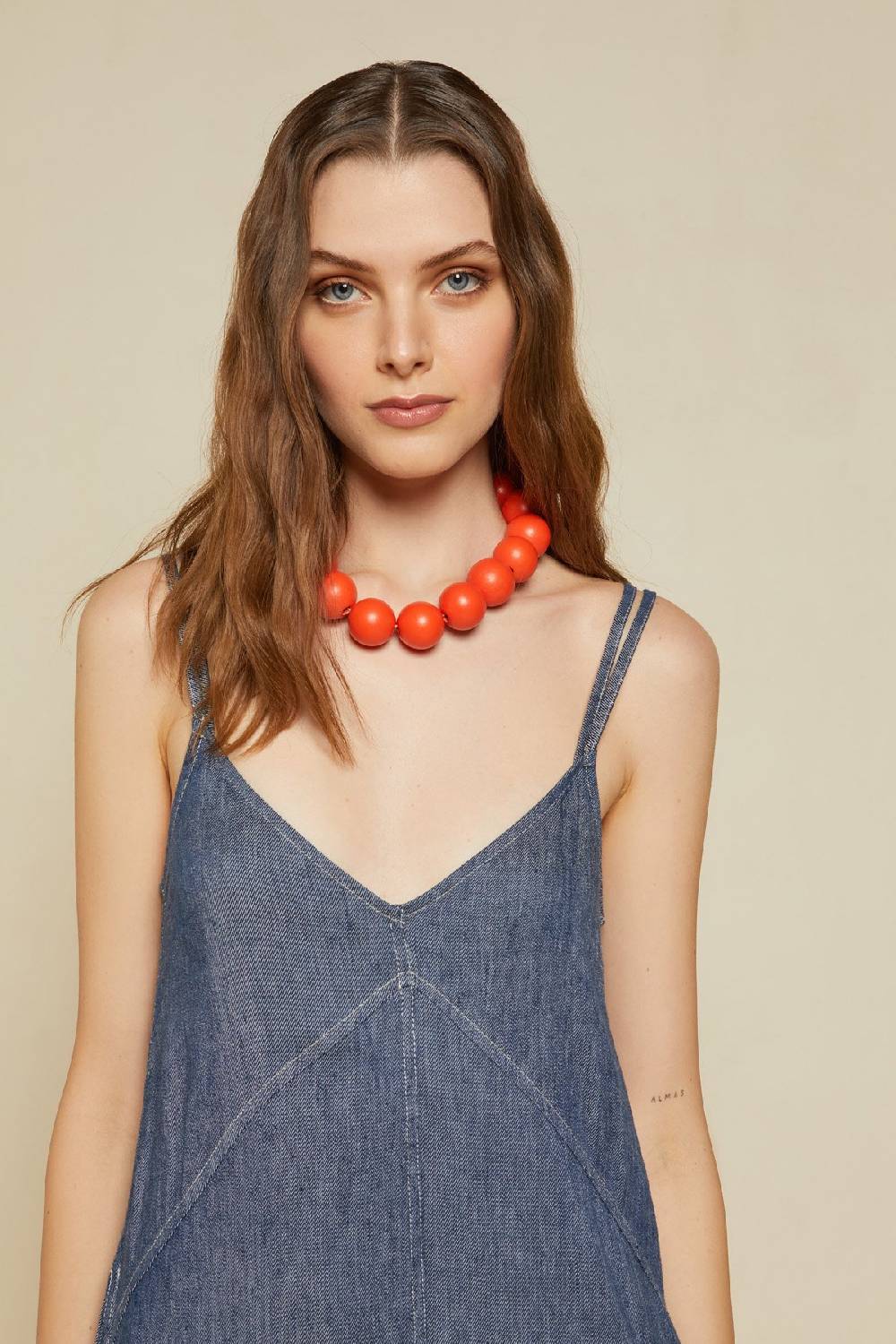 ottod'Ame Linen blend long dress Vendite Flash