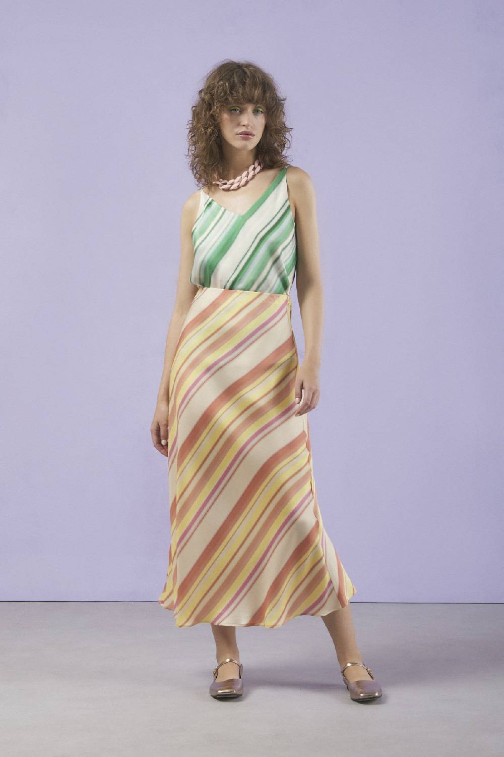 ottod'Ame Viscose skirt In Linea