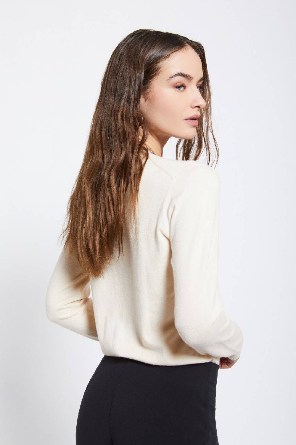 ottod'Ame Jumper with rounded neck Affare Del Giorno