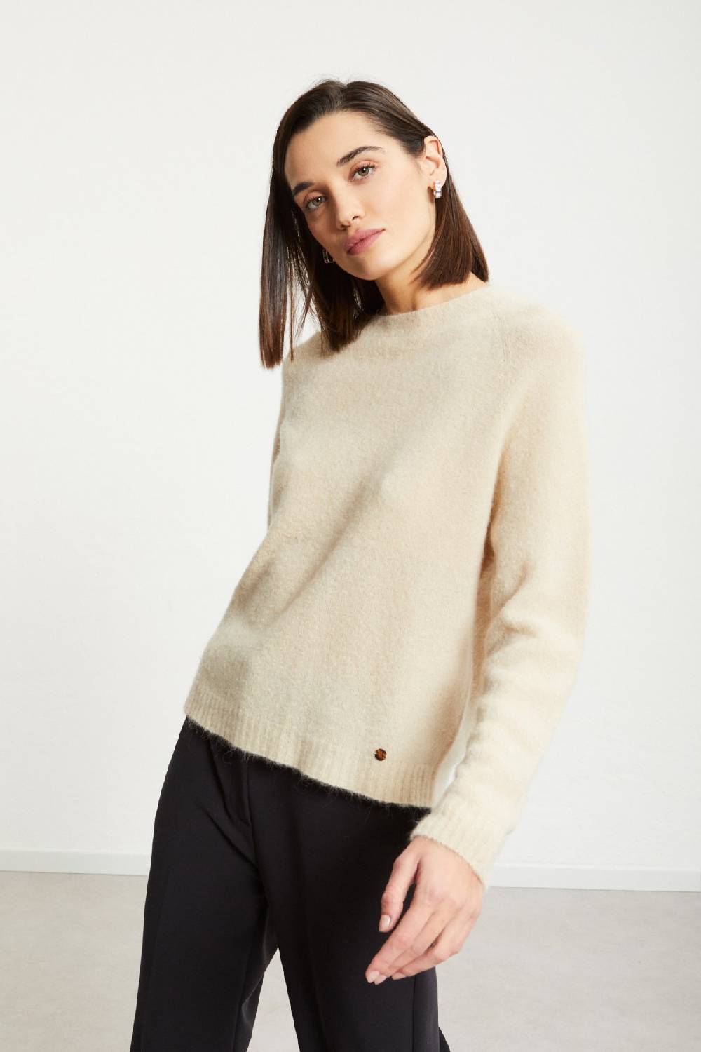 ottod'Ame Sweater with rounded neck Prezzo Ridotto