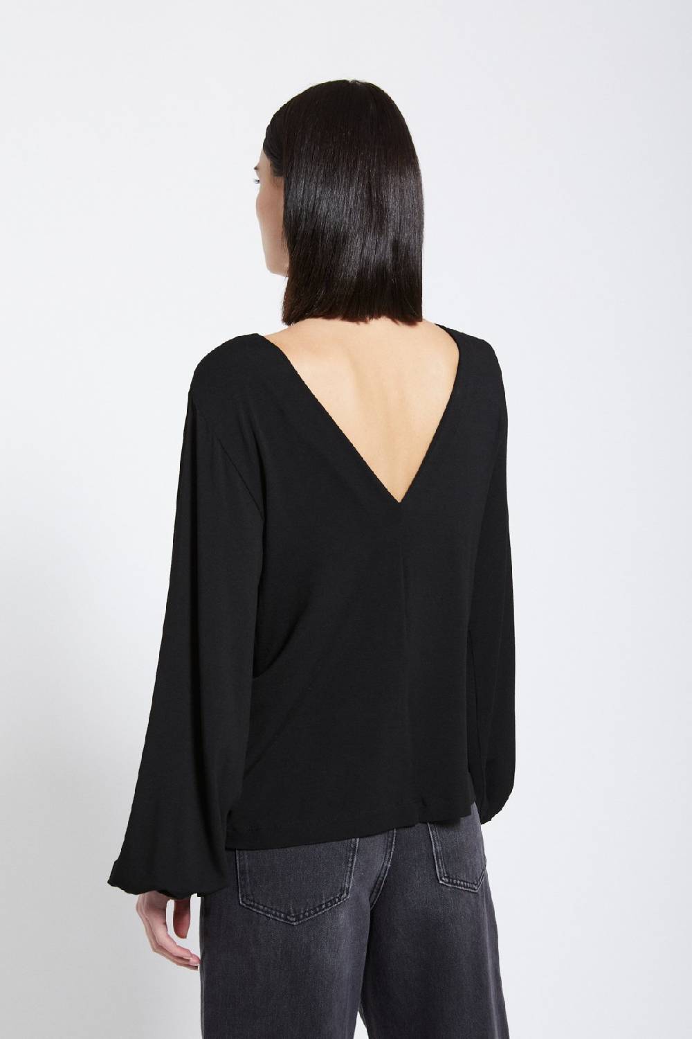 ottod'Ame Viscose blouse with flared sleeves Convenienza
