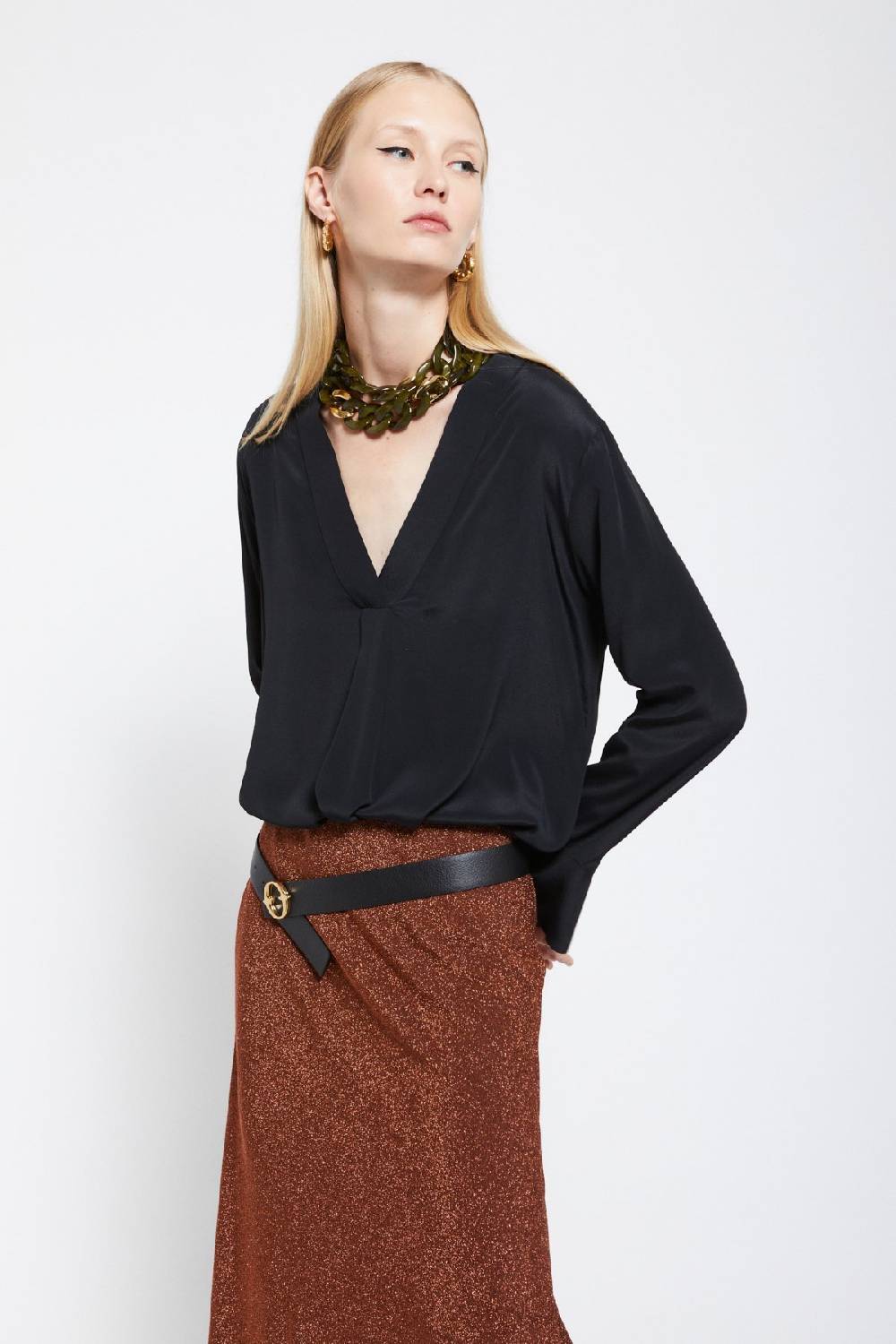 ottod'Ame Silk-blend blouse Economico
