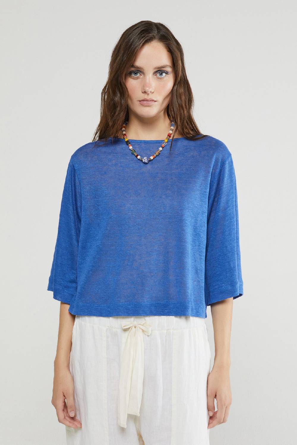 ottod'Ame Linen sweater In Vendita