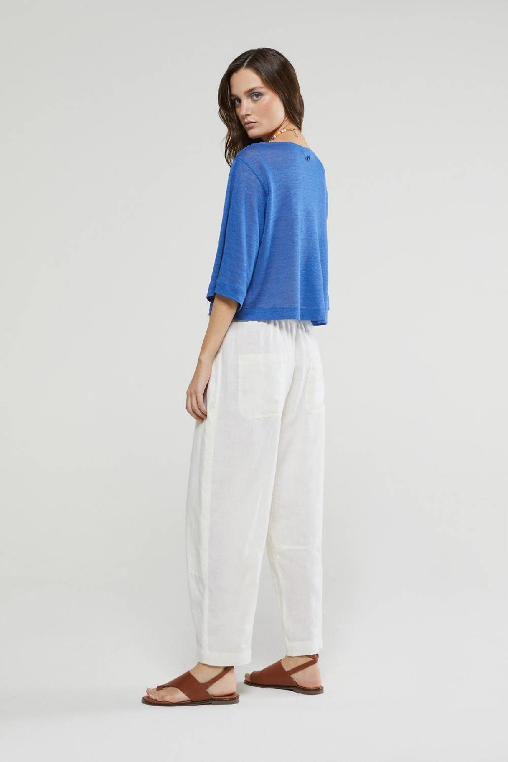 ottod'Ame Linen sweater In Vendita