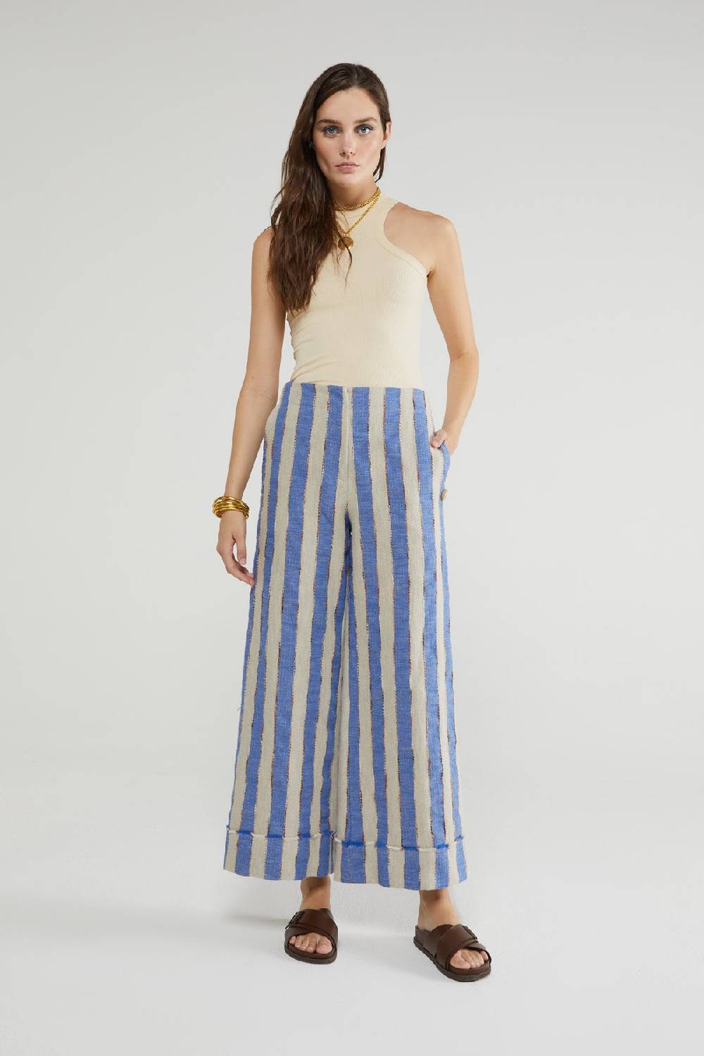 ottod'Ame Linen blend trousers Economico