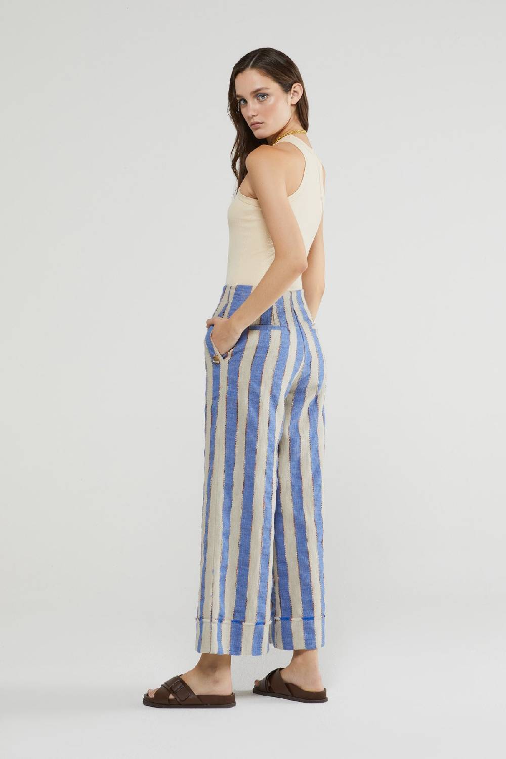 ottod'Ame Linen blend trousers Economico