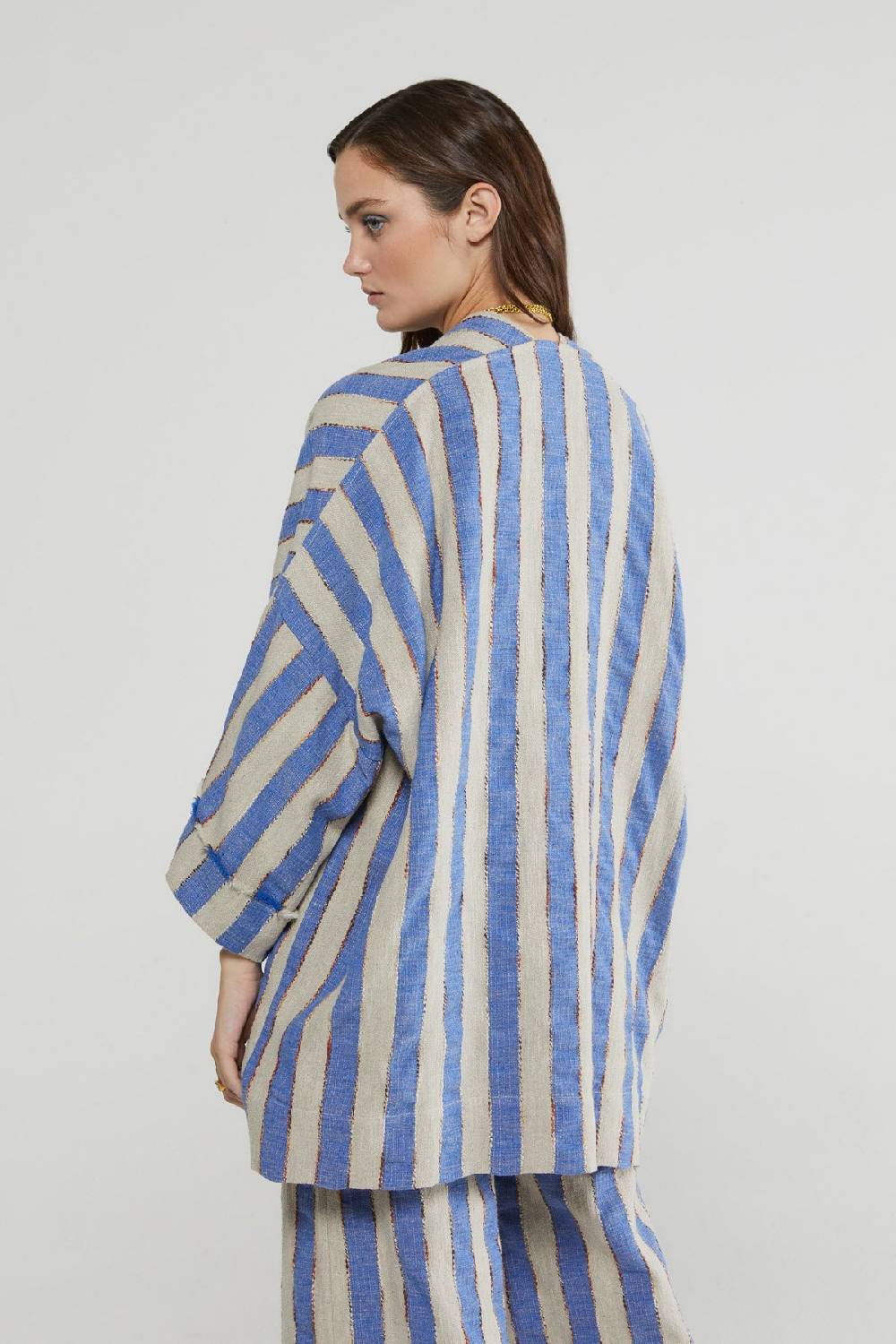 ottod'Ame Linen blend oversized jacket Offerte