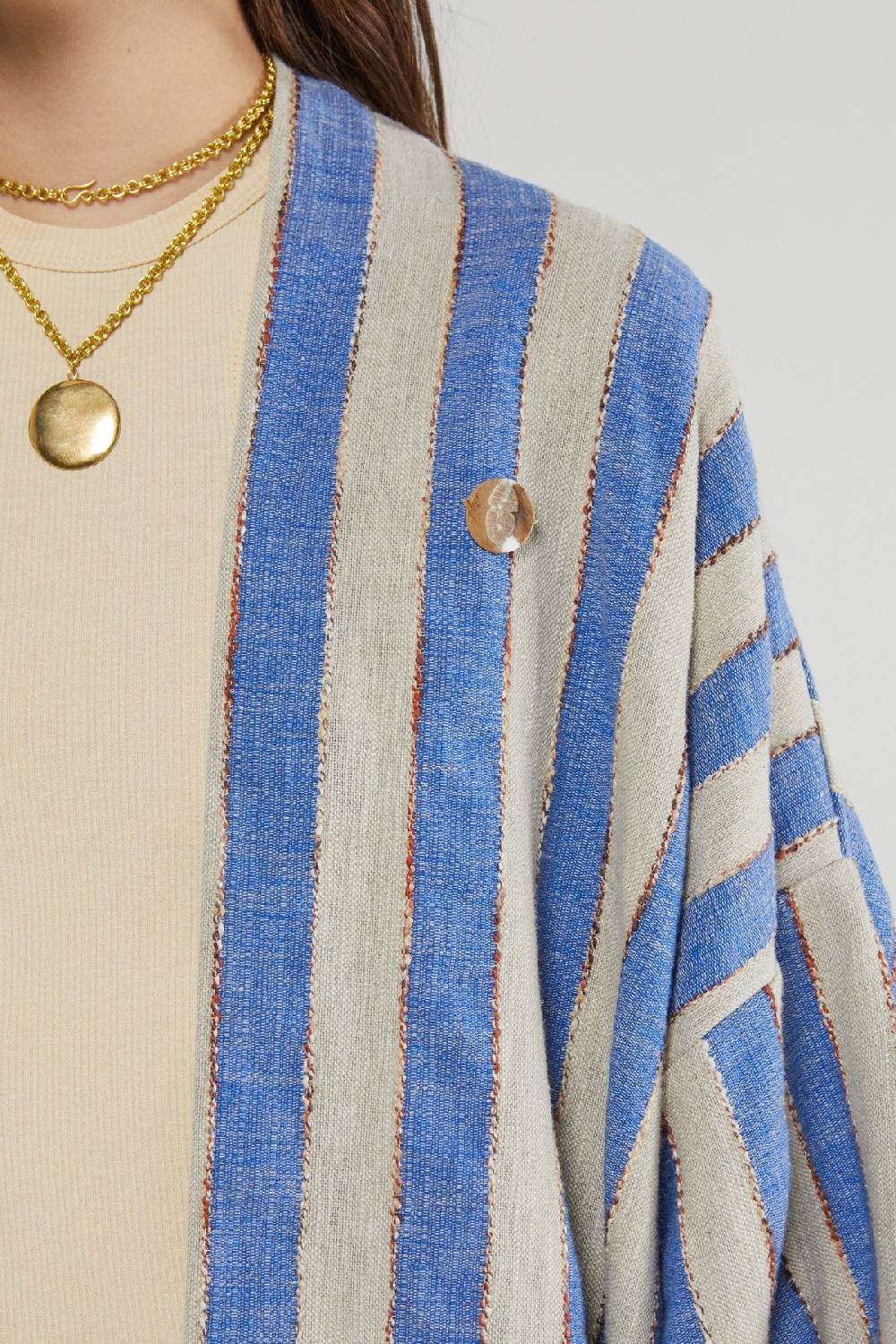 ottod'Ame Linen blend oversized jacket Offerte