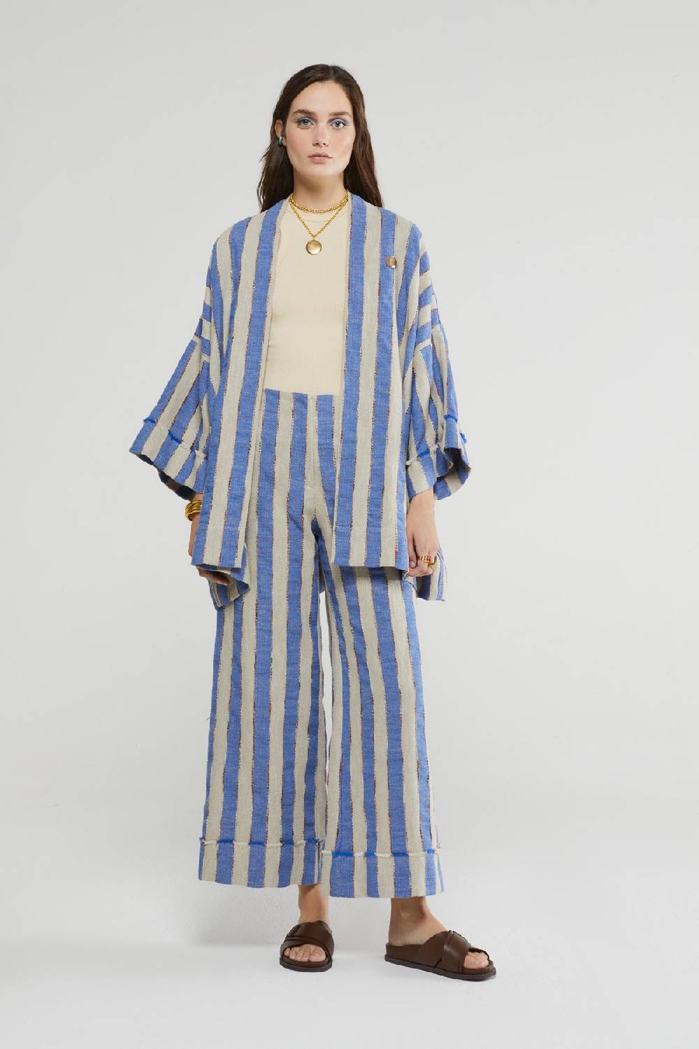 ottod'Ame Linen blend oversized jacket Offerte