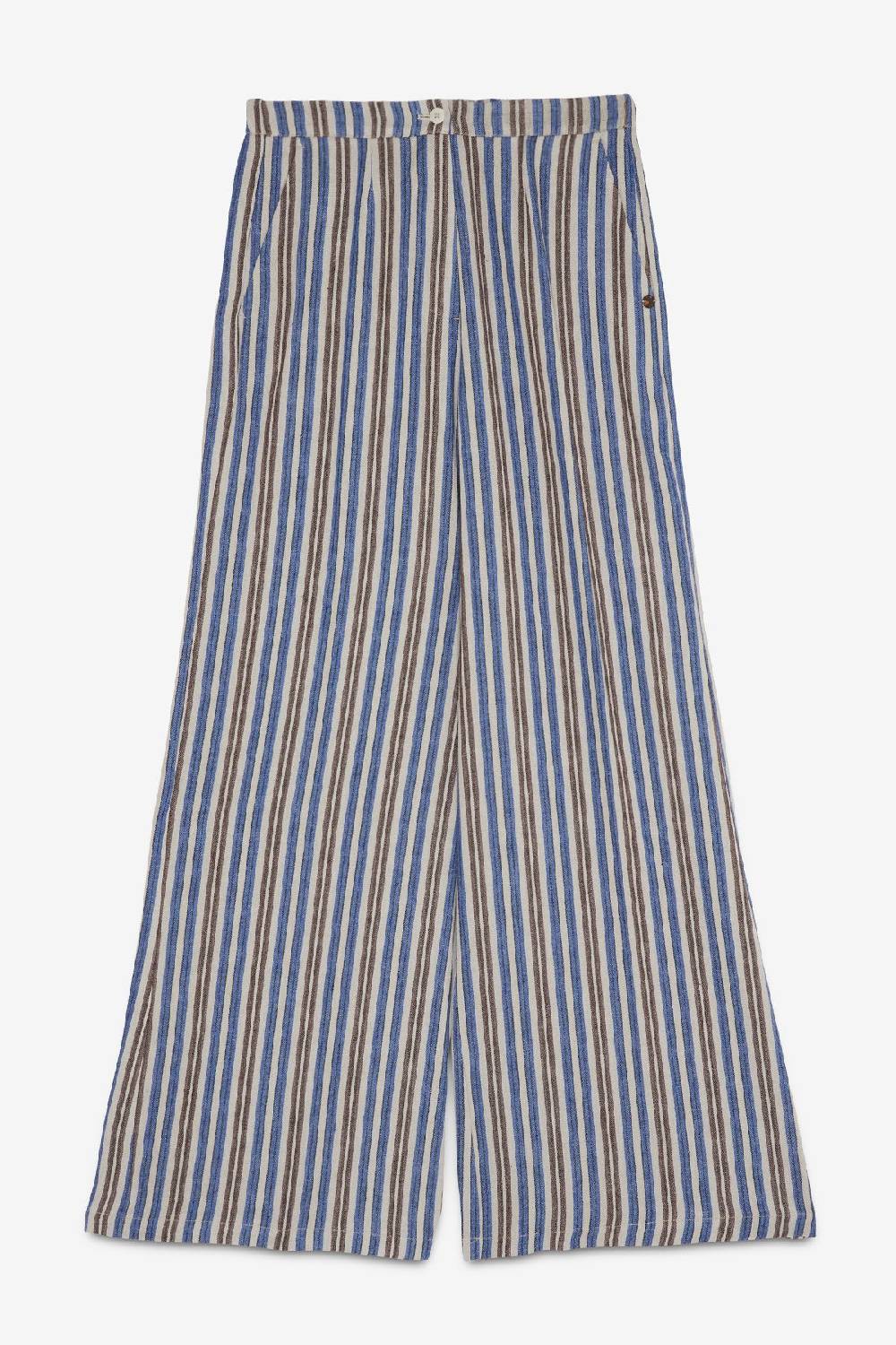 ottod'Ame Linen blend palazzo trousers Vendita Economica
