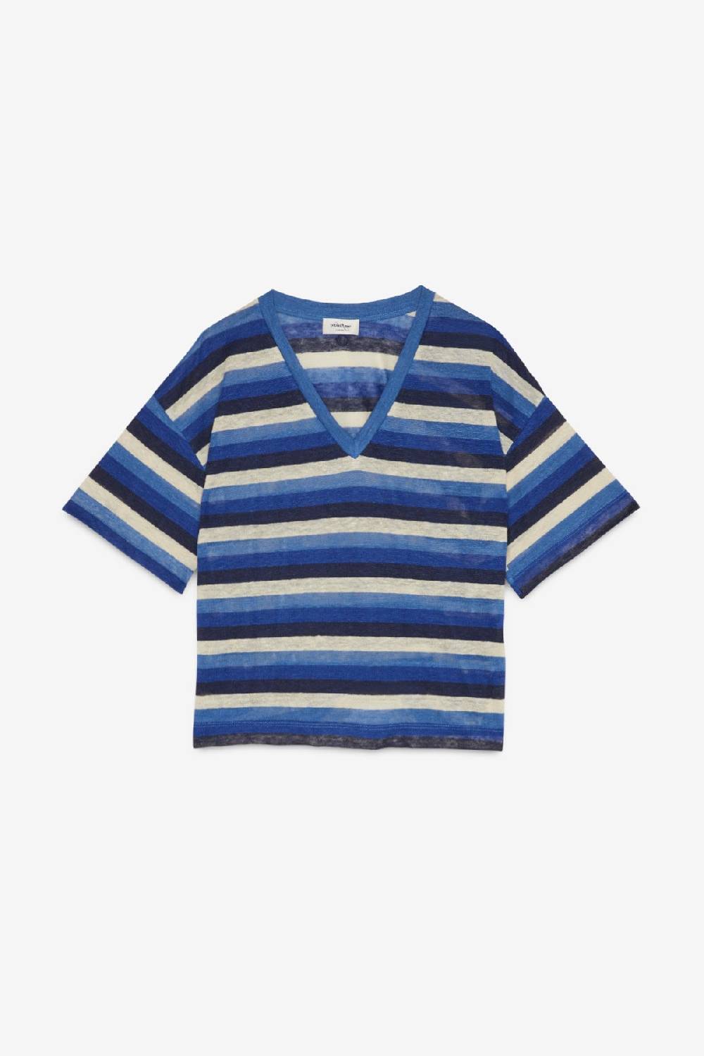 ottod'Ame Linen sweater with V neckline Nuova