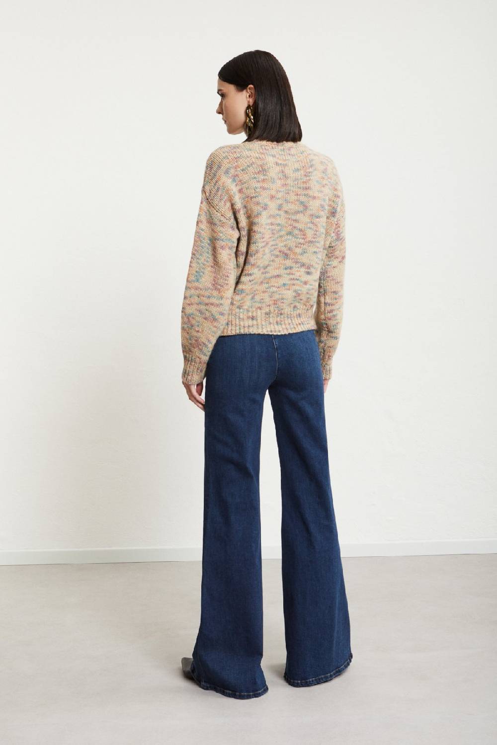 ottod'Ame Jeans Bell Bottom In Linea