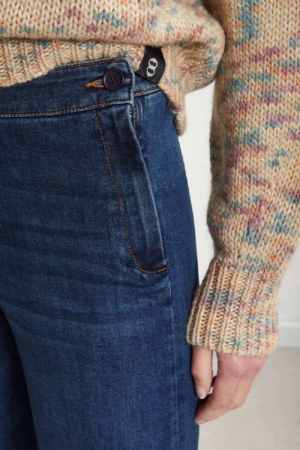ottod'Ame Jeans Bell Bottom In Linea