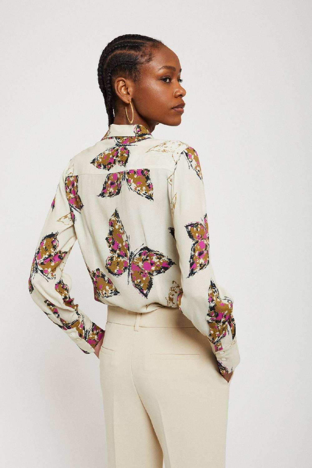 ottod'Ame Printed viscose shirt Qualità