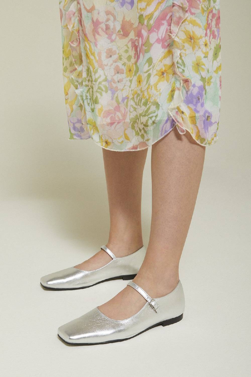 ottod'Ame Leather ballet flats Fino Al -60%