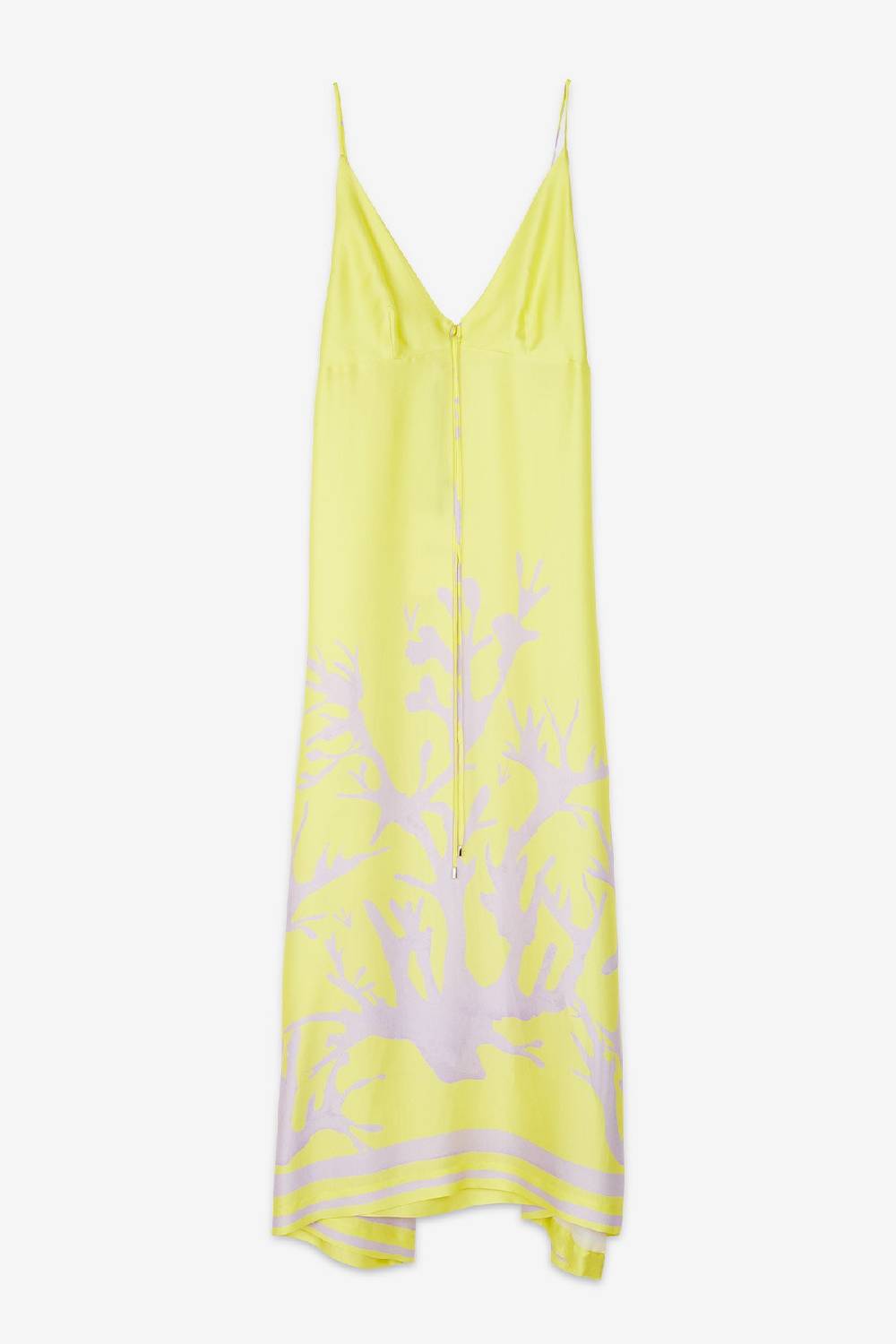 ottod'Ame Printed viscose fluid long dress Shopping Online