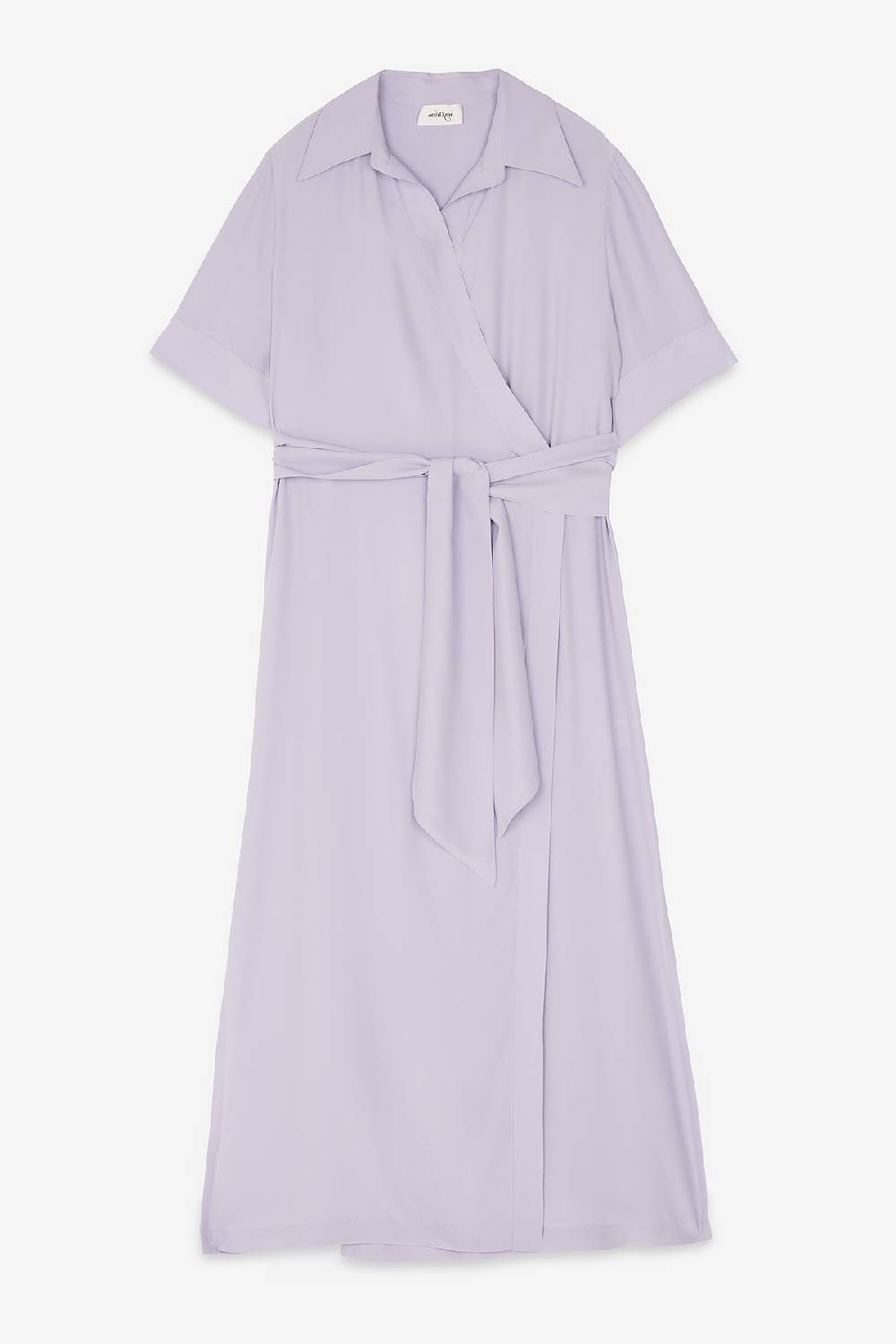ottod'Ame Silk blend fluid long dress Affare Del Giorno