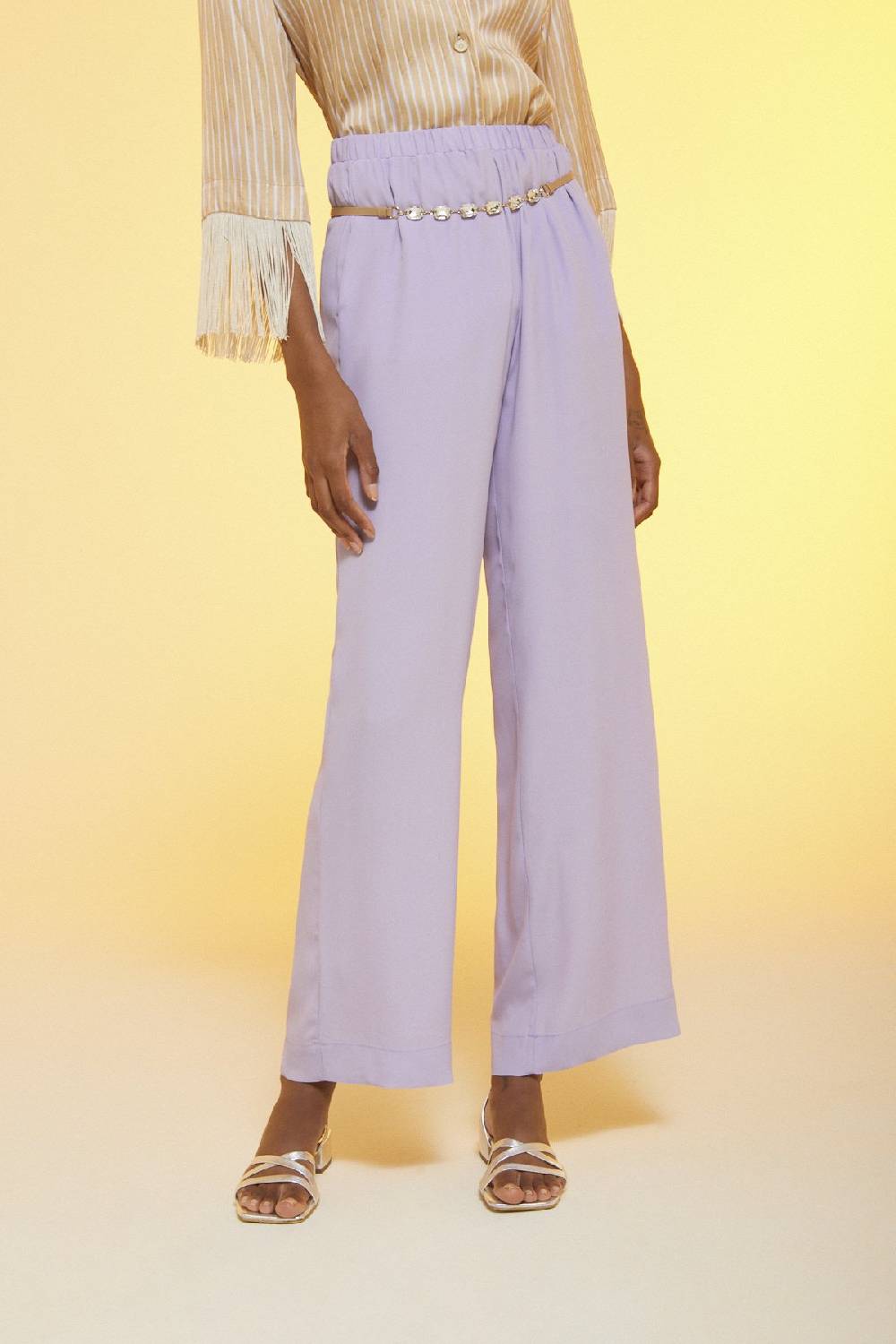 ottod'Ame Silk blend palazzo trousers Presa