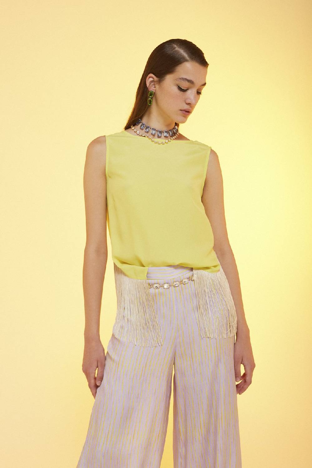 ottod'Ame Silk blend top Sconto