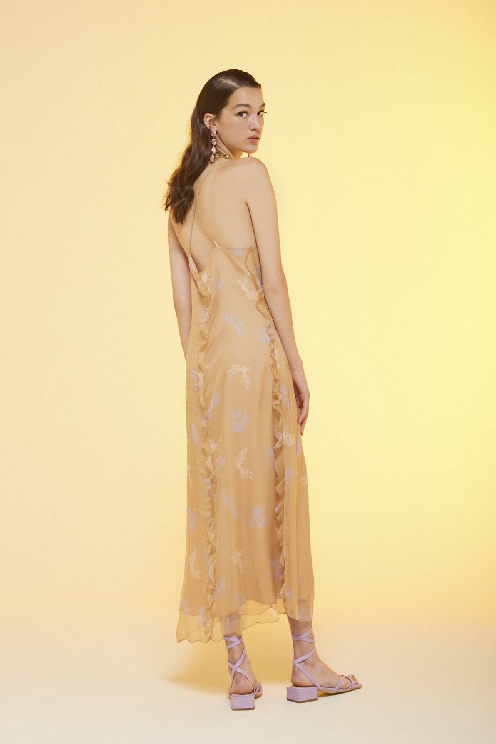 ottod'Ame Silk long dress Offerte
