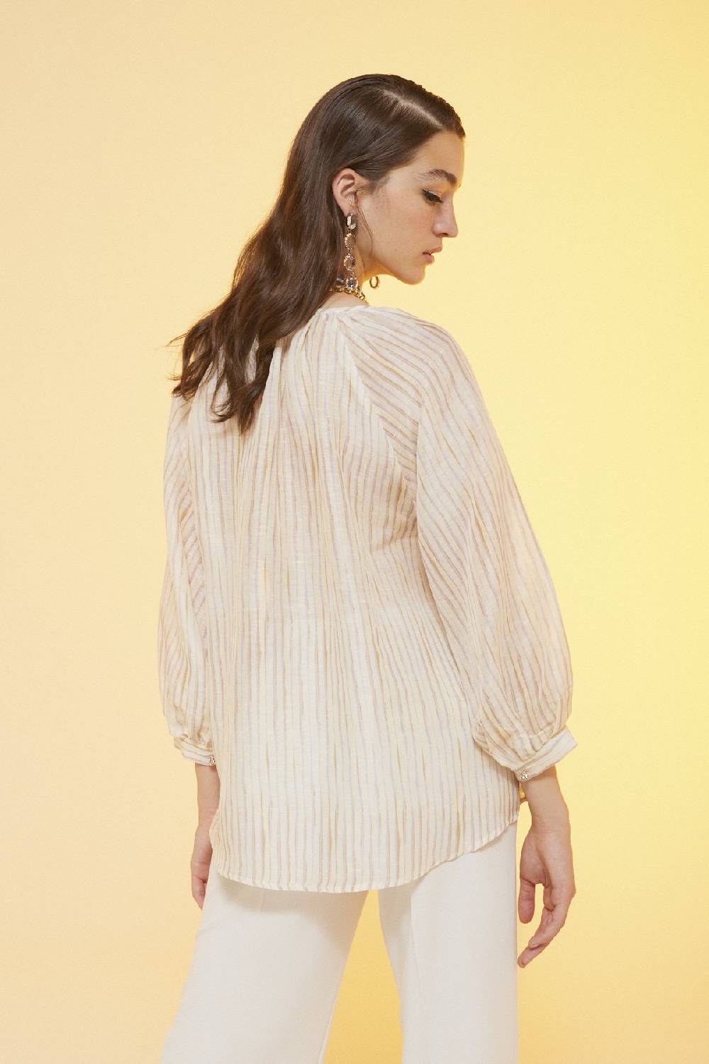ottod'Ame Linen blend shirt Saldi Di Fabbrica