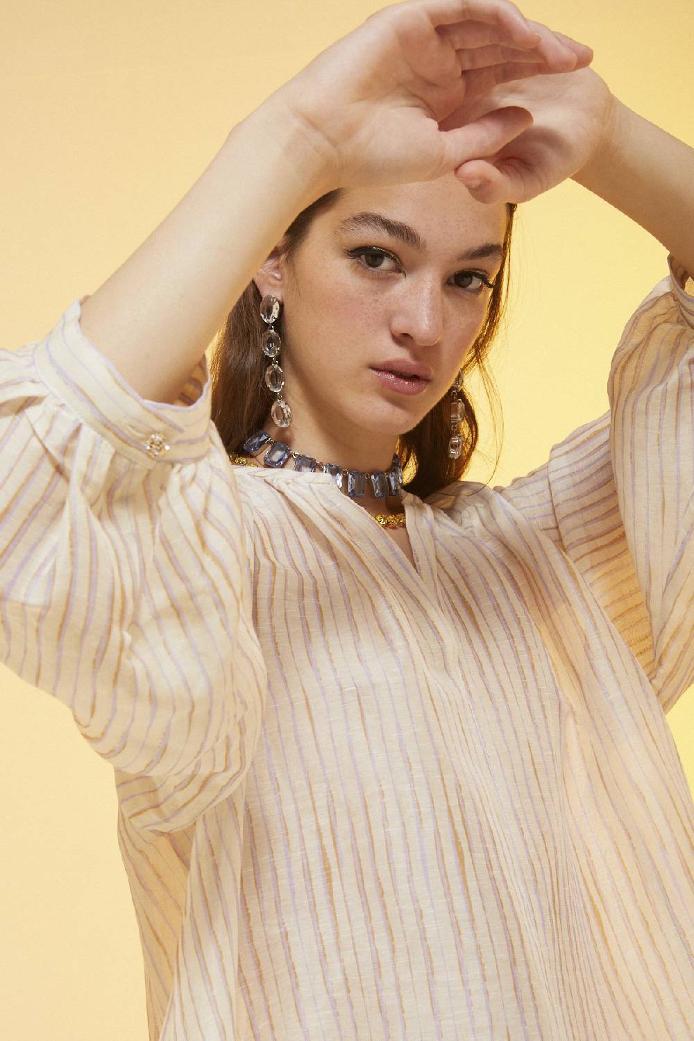ottod'Ame Linen blend shirt Saldi Di Fabbrica