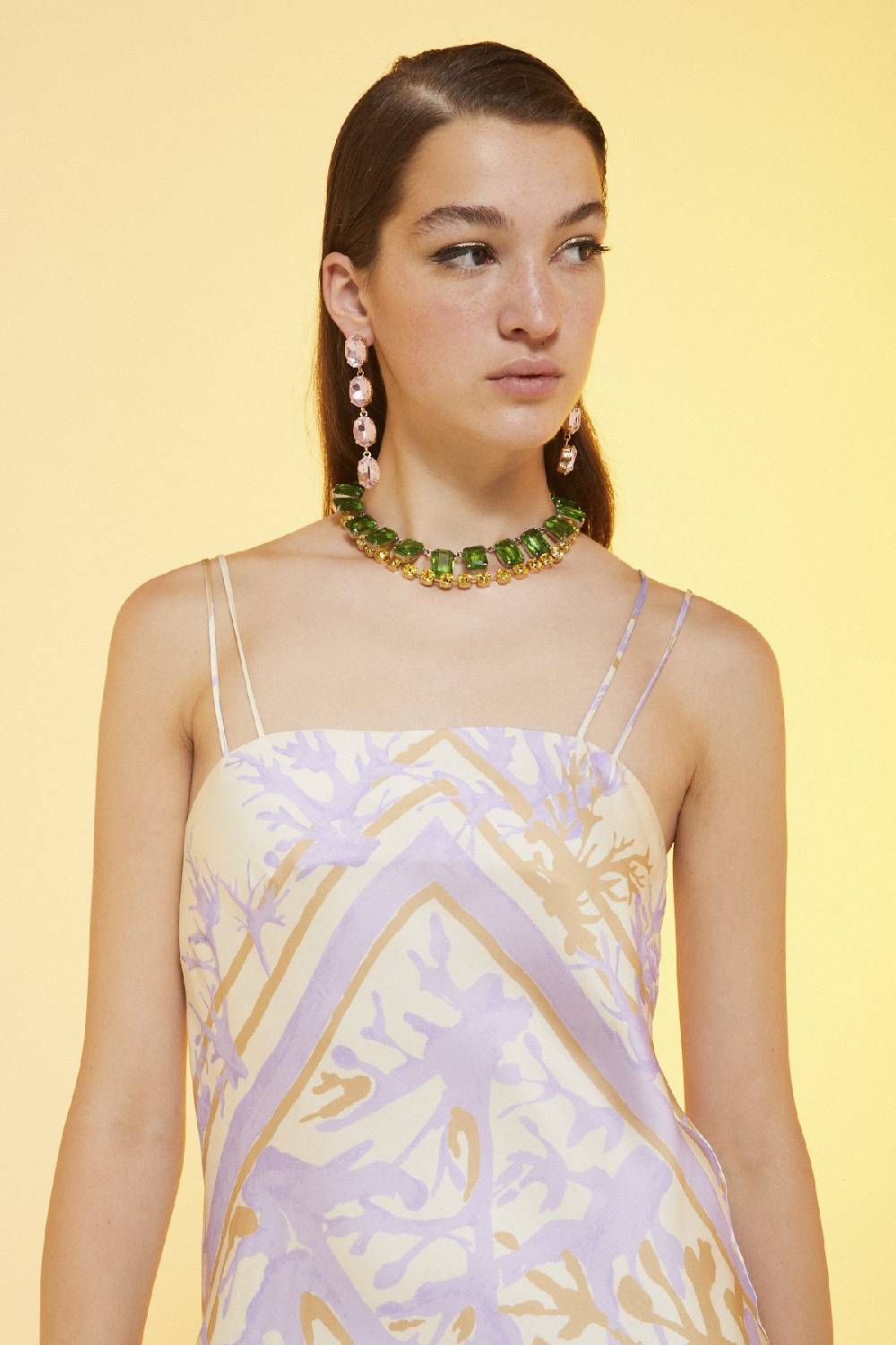 ottod'Ame Printed viscose sarong dress I Più Venduti