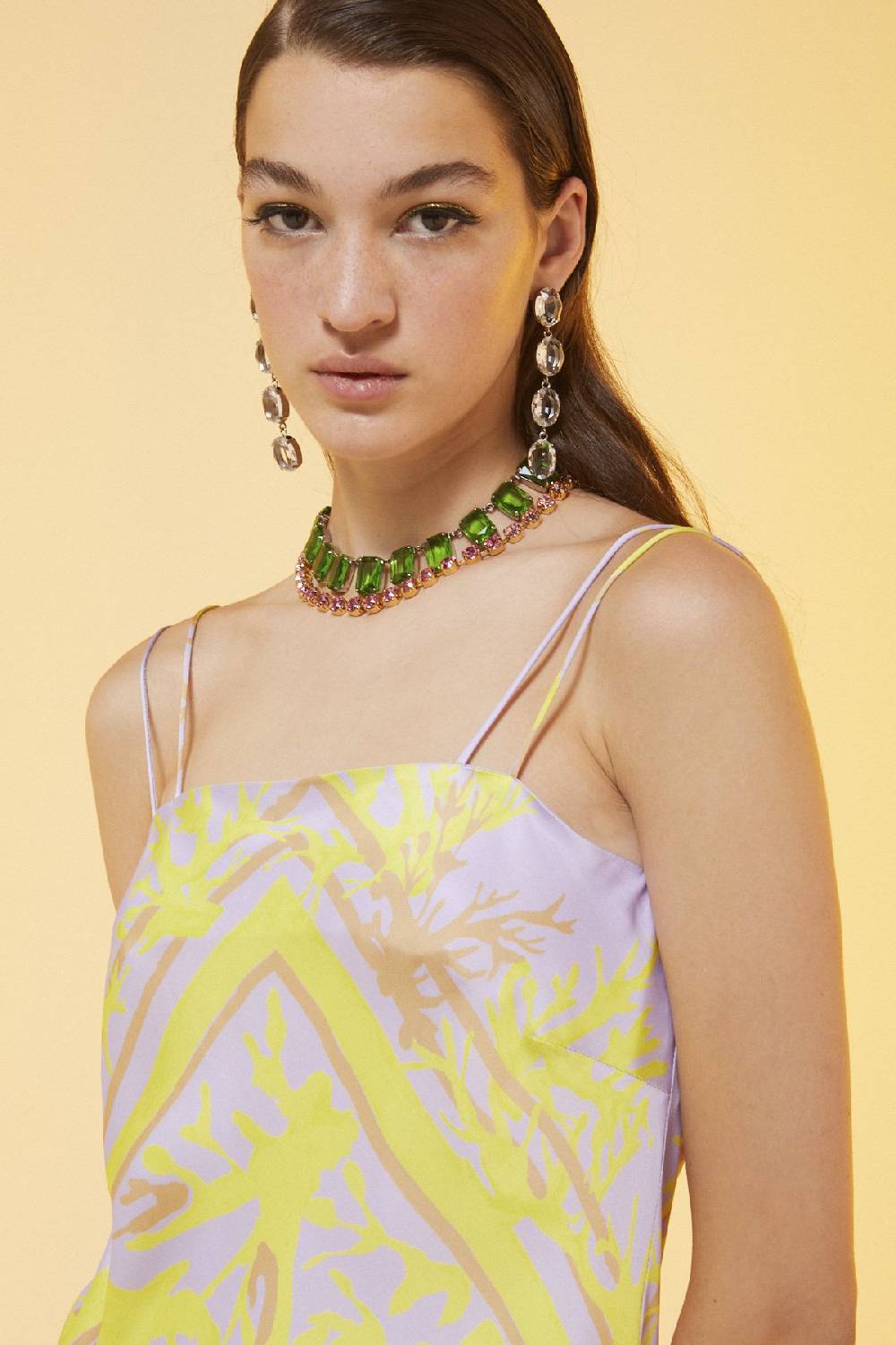 ottod'Ame Printed viscose sarong dress Vendite Flash