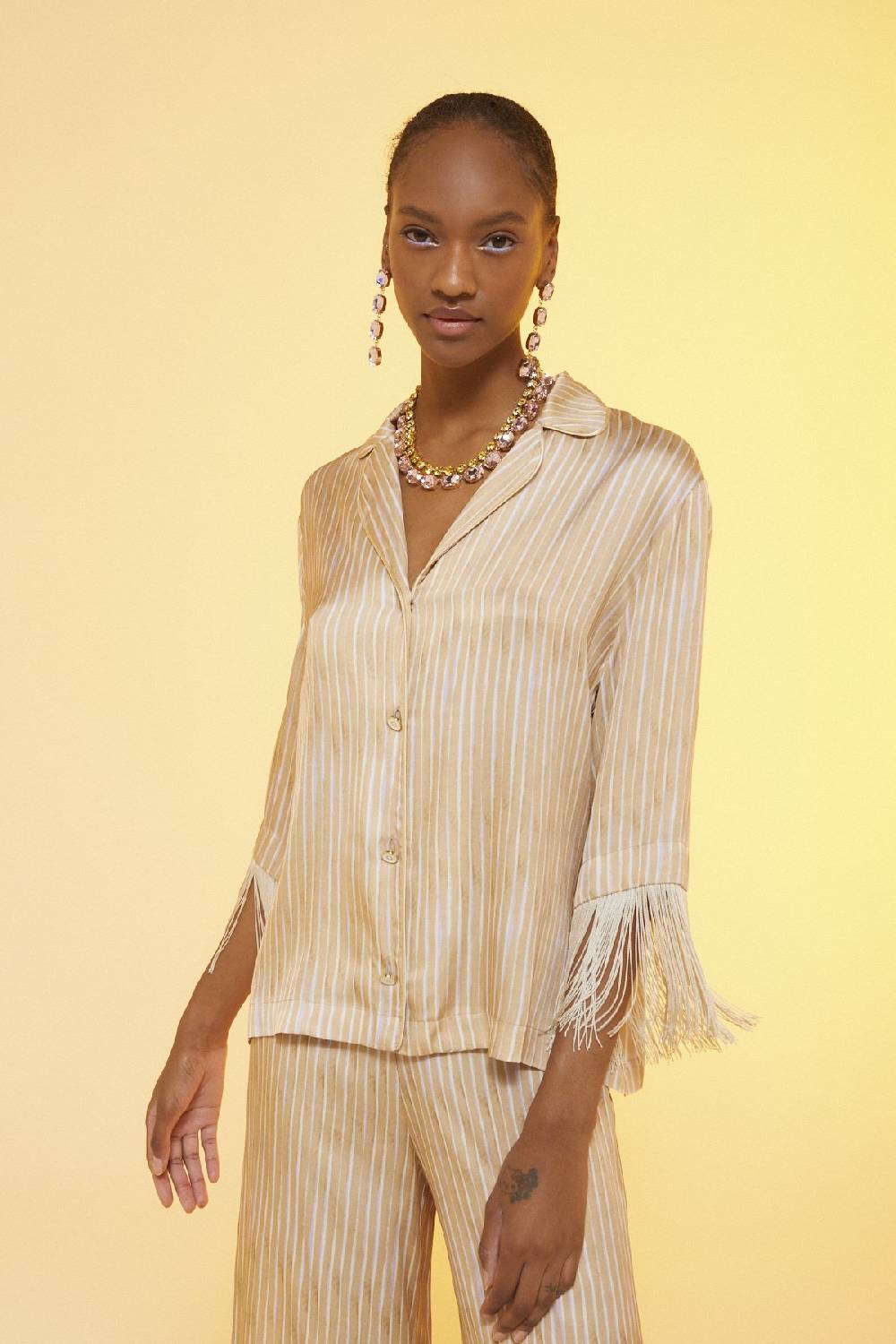 ottod'Ame Printed viscose shirt Nuova