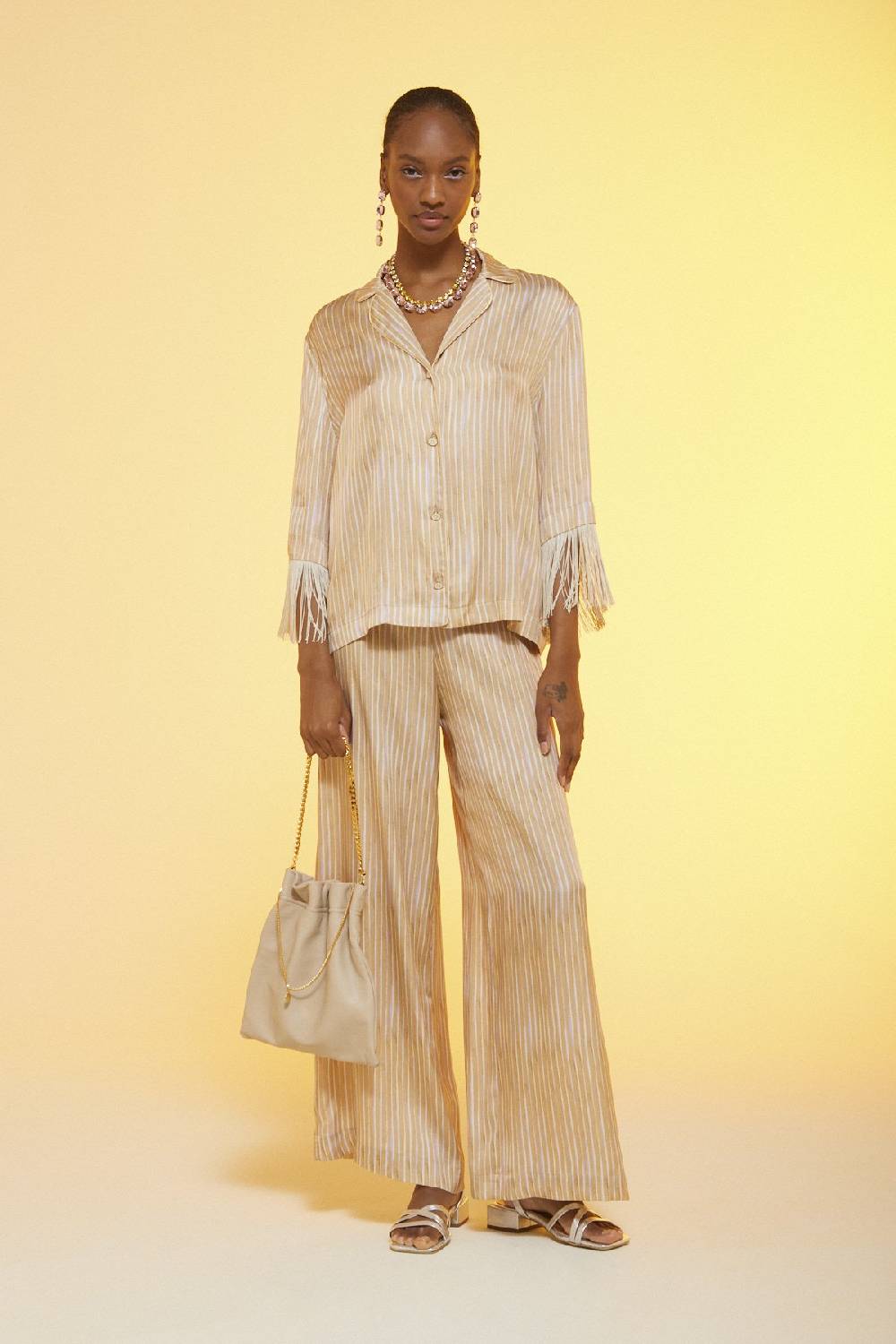 ottod'Ame Viscose trousers Moda