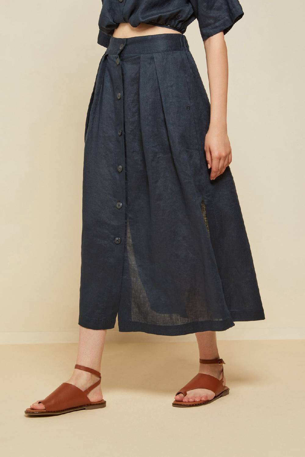 ottod'Ame Linen long skirt Promozione