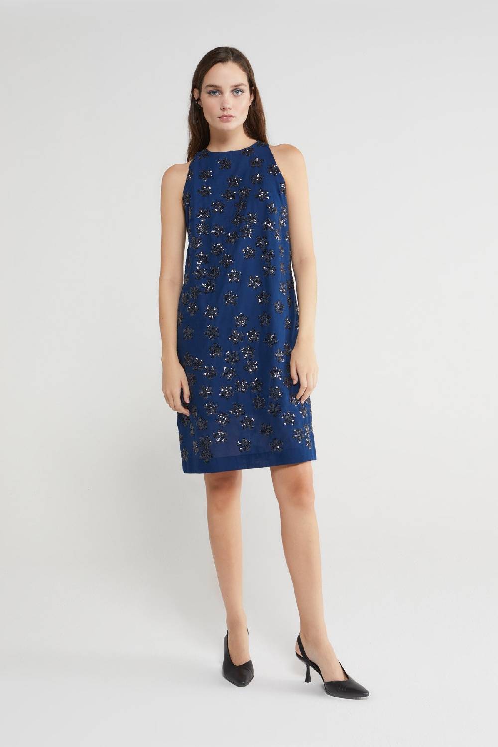 ottod'Ame Short dress with sequins Pezzi Unici