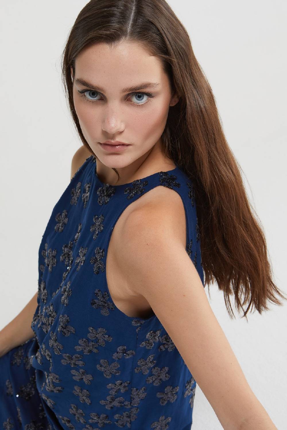 ottod'Ame Short dress with sequins Pezzi Unici