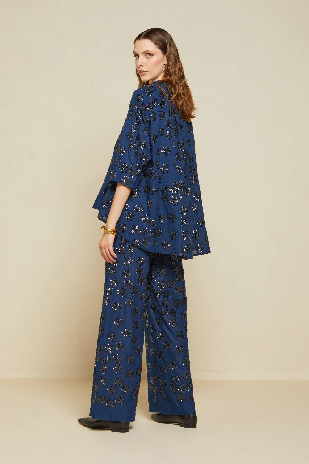 ottod'Ame Trousers with sequins Soddisfazione Garantita