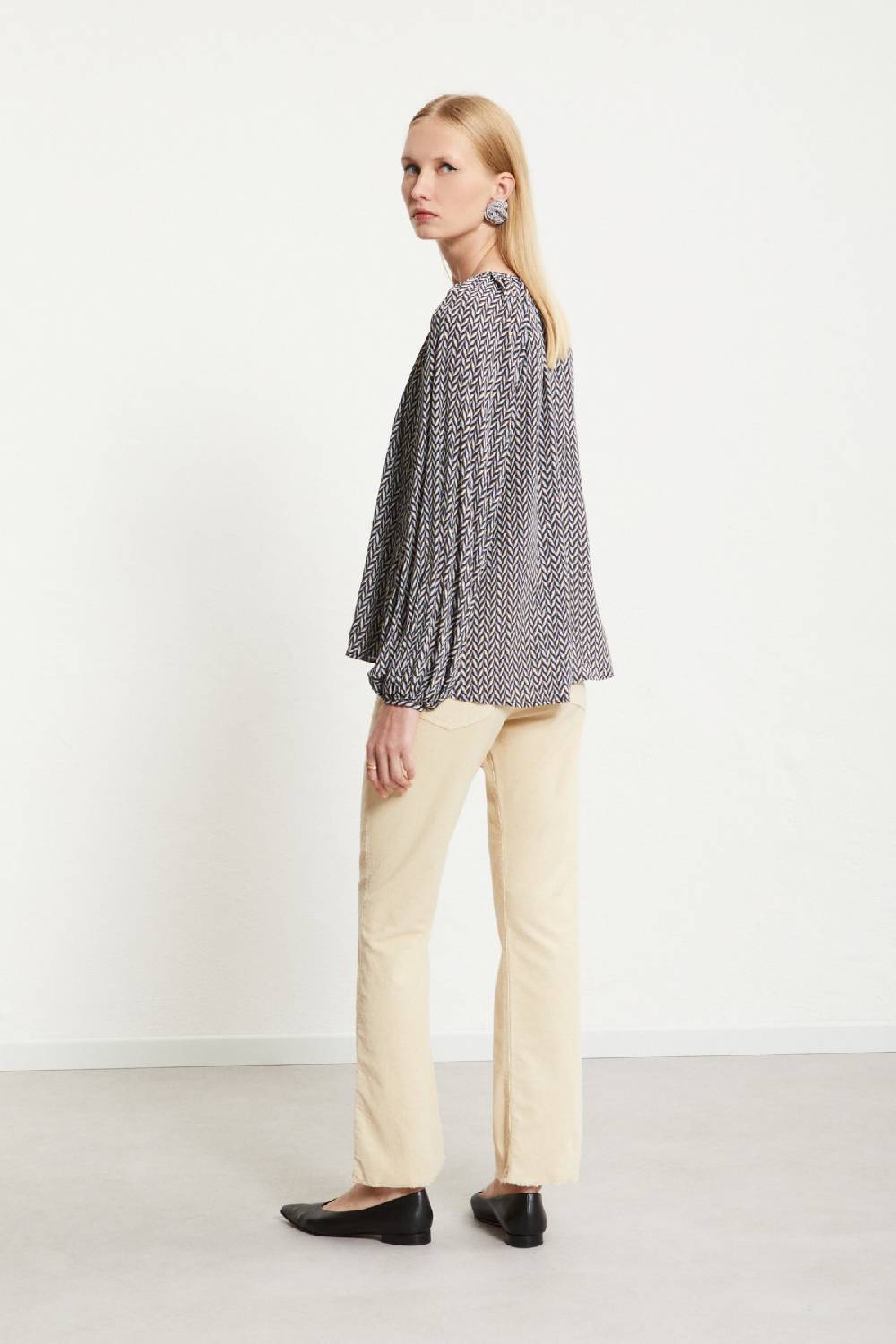 ottod'Ame Velvet anlke lenght trousers Fino Al -60%