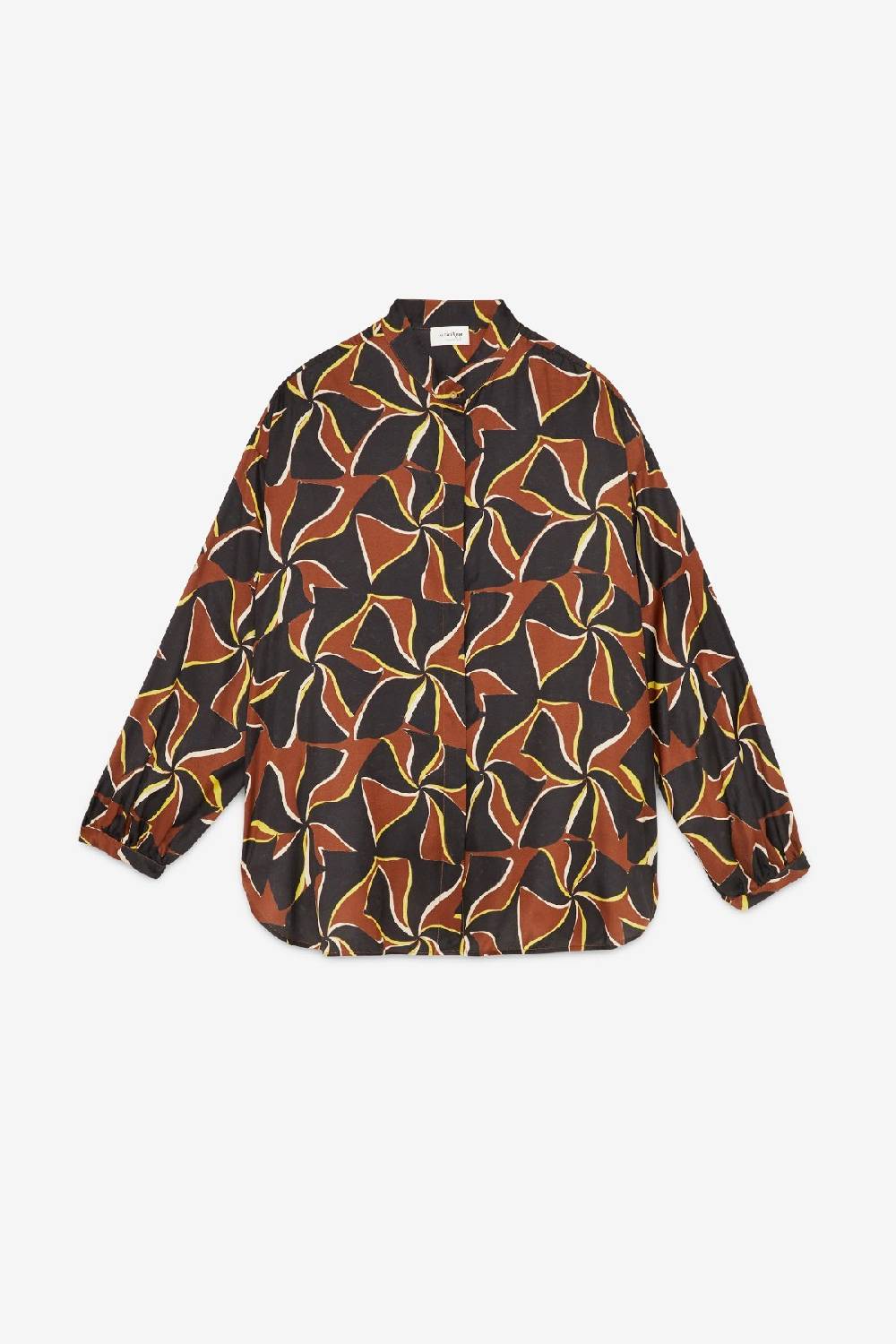 ottod'Ame Viscose shirt with rounded bottom Super sconto