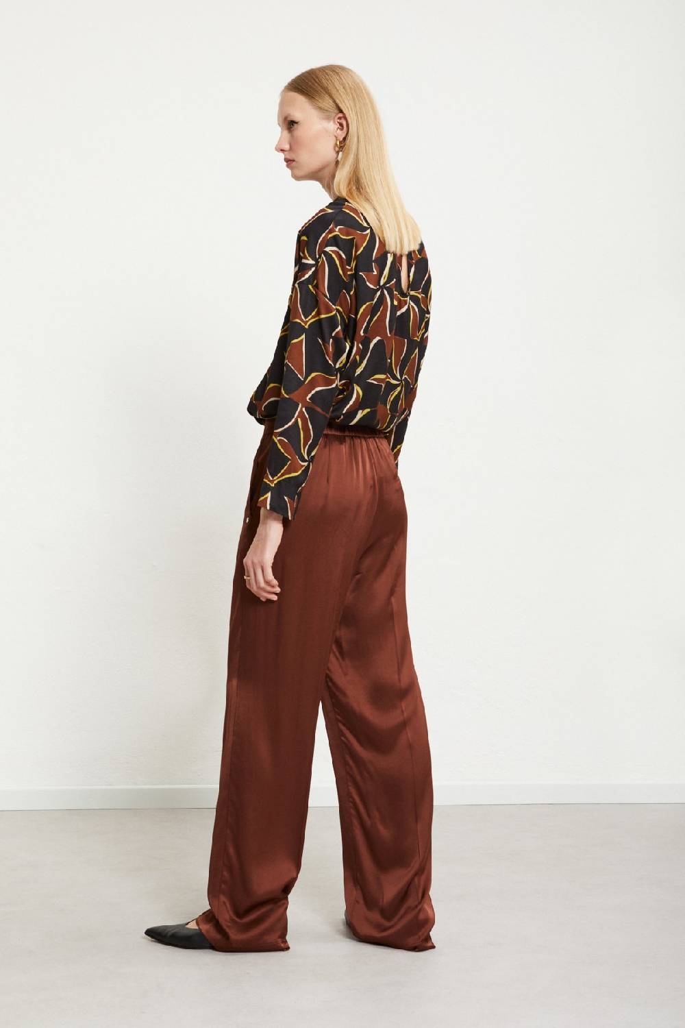 ottod'Ame Viscose palazzo trousers Convenienza